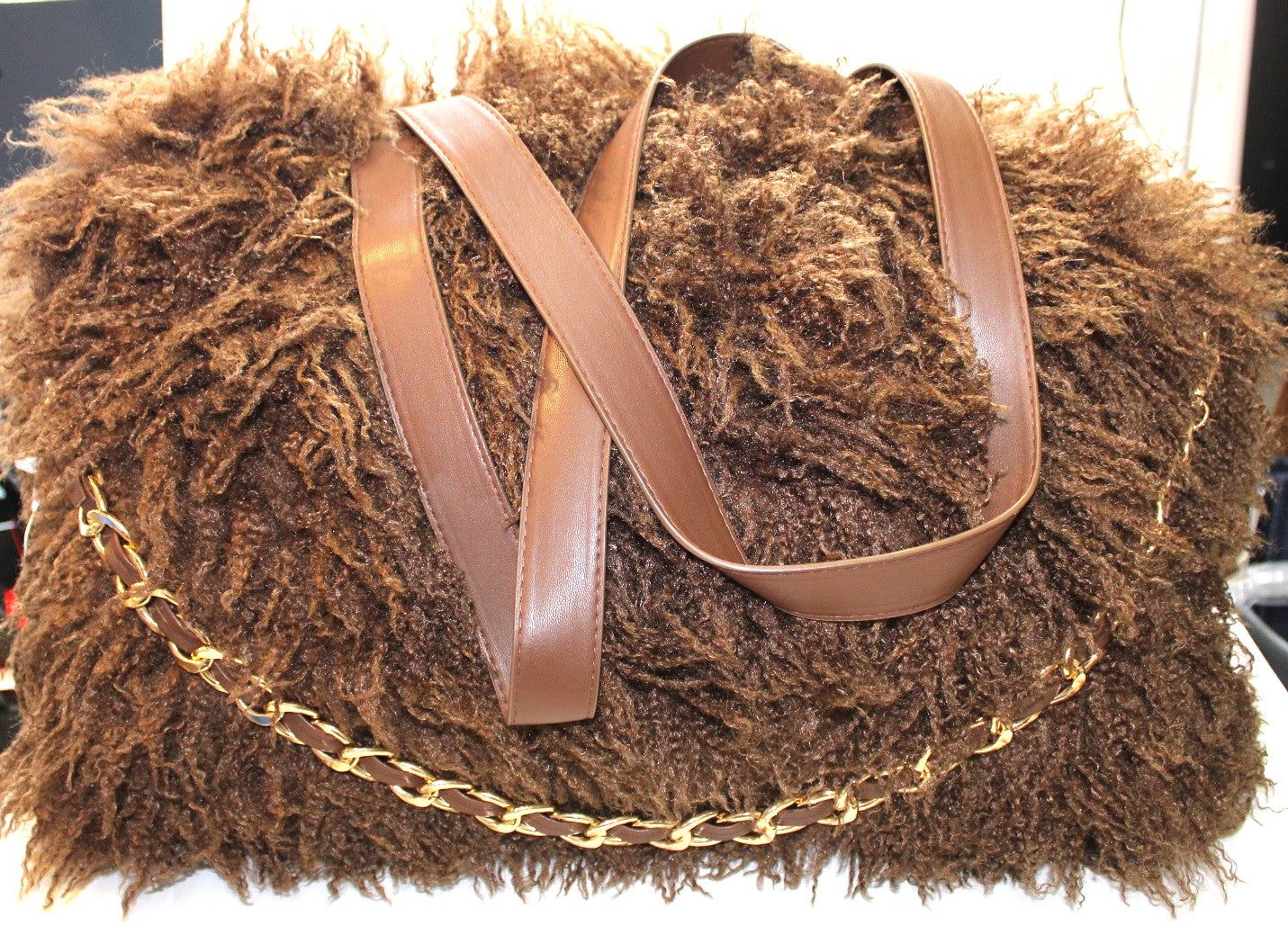 Grote tas Lois met bont